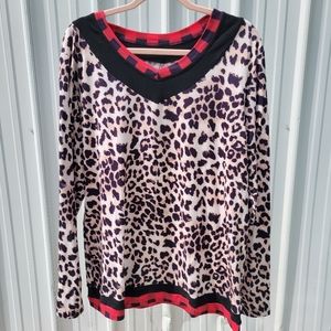 Leopard with Black and Buffalo Trim